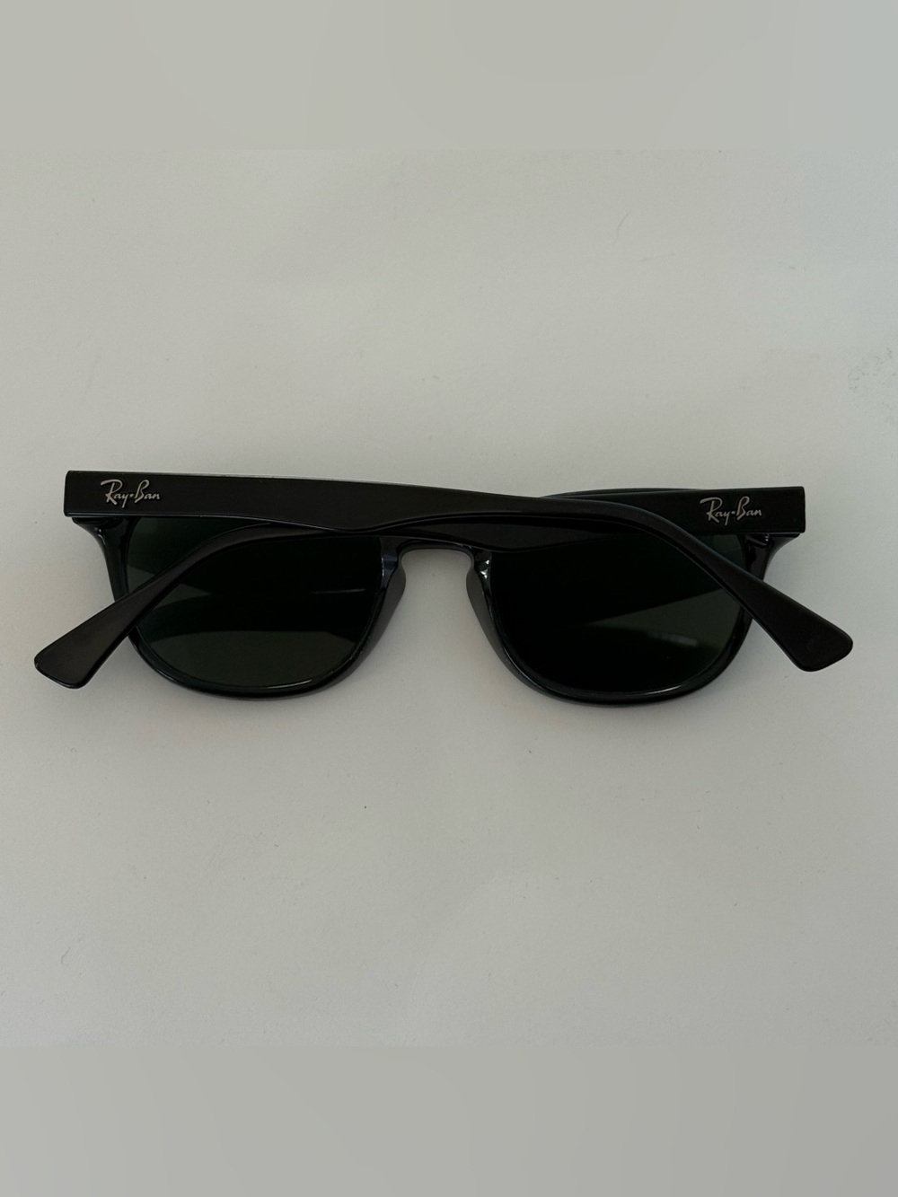 Ray-Ban RB4140 601 3N Wayfarer Style Black Sunglasses with Case - Picture 8 of 11
